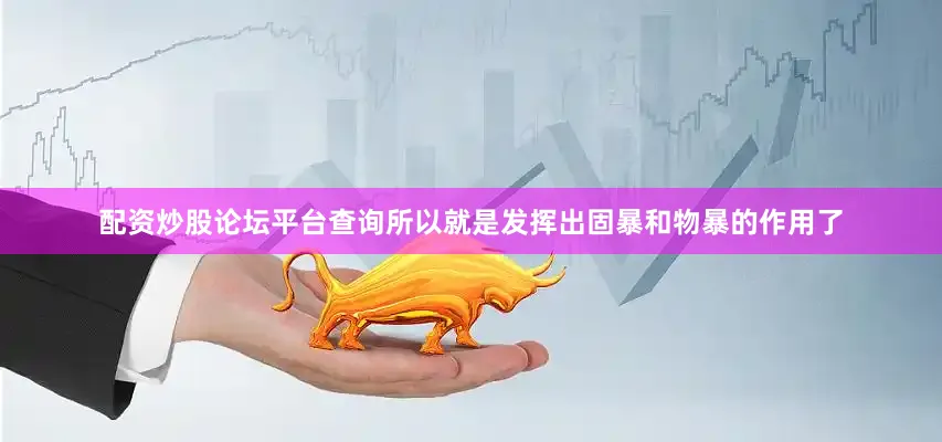 配资炒股论坛平台查询所以就是发挥出固暴和物暴的作用了