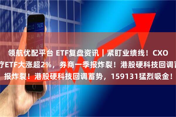领航优配平台 ETF复盘资讯｜紧盯业绩线！CXO龙头涨停，华宝基金医疗ETF大涨超2%，券商一季报炸裂！港股硬科技回调蓄势，159131猛烈吸金！