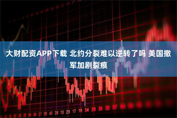 大财配资APP下载 北约分裂难以逆转了吗 美国撤军加剧裂痕