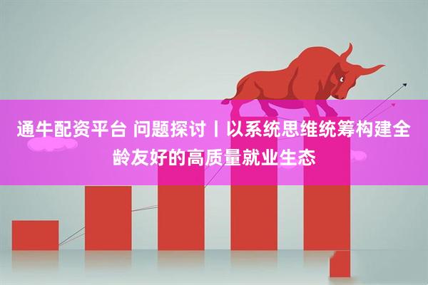 通牛配资平台 问题探讨丨以系统思维统筹构建全龄友好的高质量就业生态